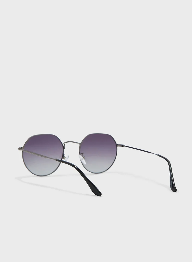 Seventy Five Polarized Round Sunglasses