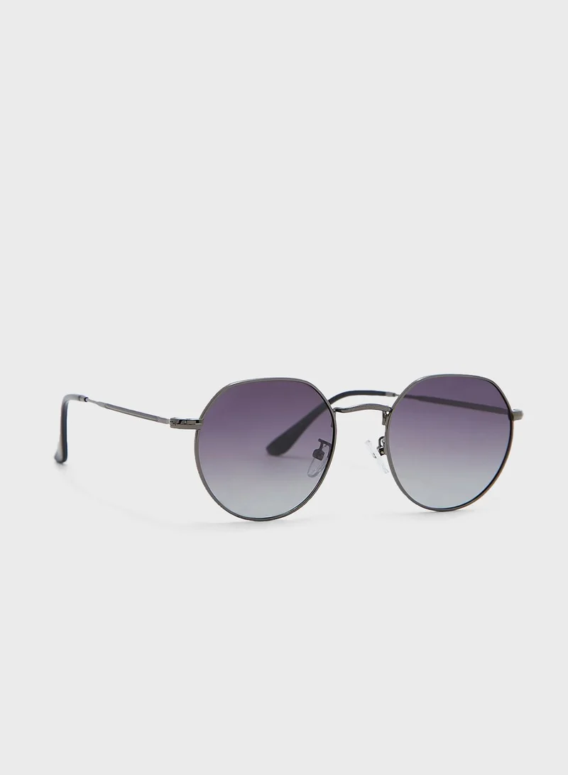 Seventy Five Polarized Round Sunglasses