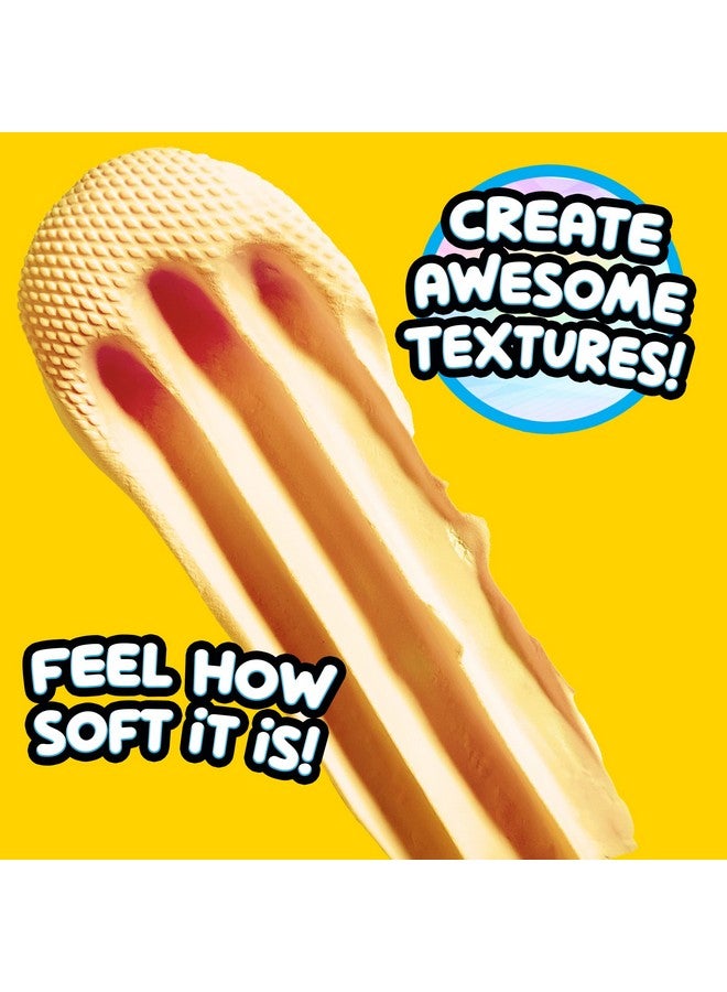 COMPOUND Kings Fluffy Butter Cloudz Compound Bucket For Girls & Boys Sensory Toys Nontoxic & Nonsticky Stress Relieving Tactile (Yellow Banana) - Image 4