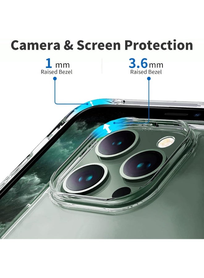 جراب لموبايل ايفون 11 برو ماكس (iPhone 11 Pro Max) حماية كاملة للهاتف و لعدسة الكاميرا خفيف الوزن بلمسة نهائية كرستالي من البولي بروبيلين - شفاف رفيع للغاية 0.35 ملم - Image 2