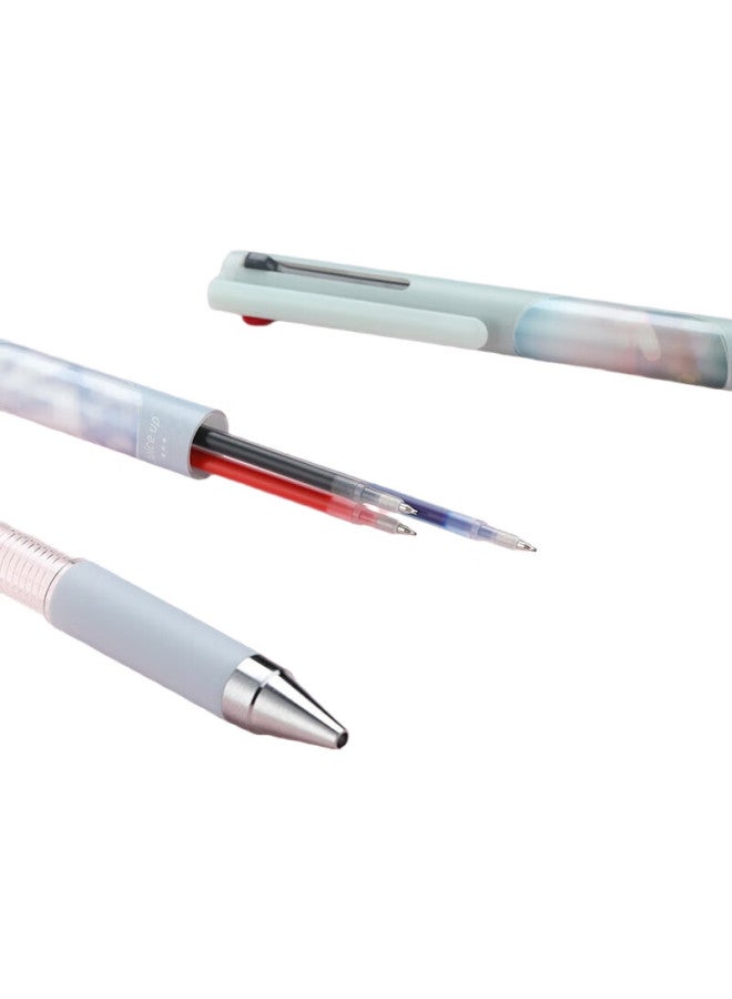 Pilot Juice Up Music Time Series Baigule Three-Color Gel Pen 0.4 Multifunctional Retractable Pen, Fresh Morning, Lkjp3-S4M23 - Image 2