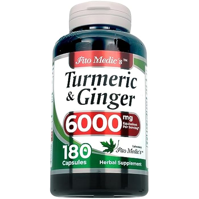 FITO MEDIC'S Lab | Turmeric and Ginger Supplement | 180 Caps s. - Image 4