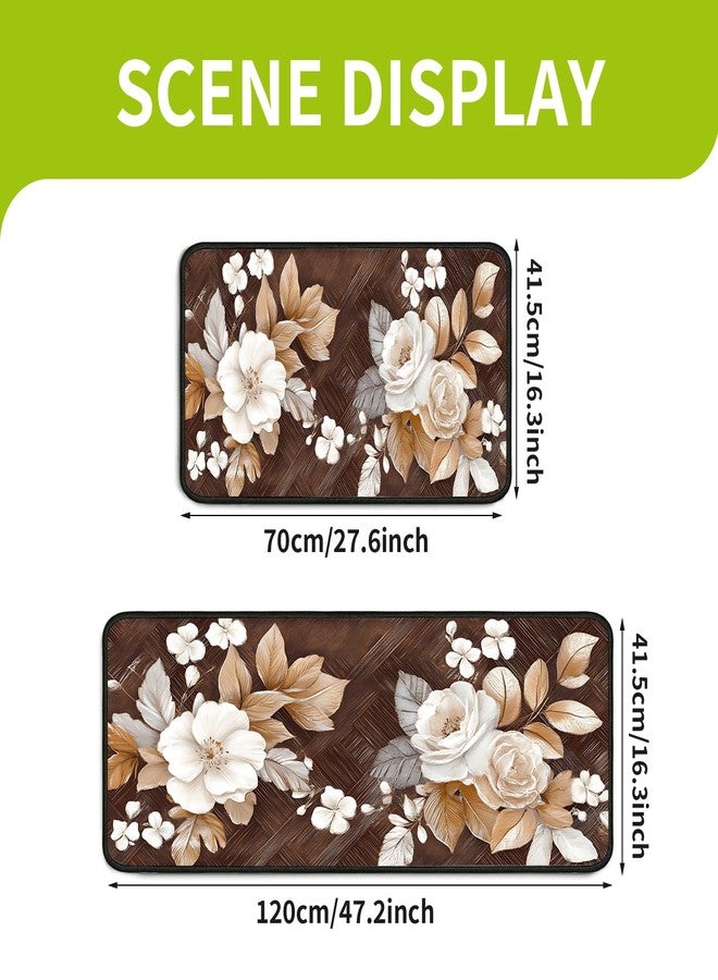 seewan Anti Fatigue Kitchen Mats 2PCS, Non Slip Waterproof Cushioned Floor Rugs, Comfort Standing Mat for Kitchen Sink, Standing Desk, Laundry Room, Home Cooking Use - Image 3