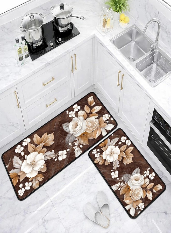 seewan Anti Fatigue Kitchen Mats 2PCS, Non Slip Waterproof Cushioned Floor Rugs, Comfort Standing Mat for Kitchen Sink, Standing Desk, Laundry Room, Home Cooking Use - Image 4