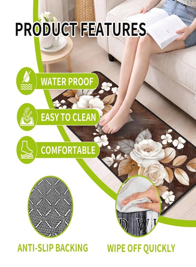 seewan Anti Fatigue Kitchen Mats 2PCS, Non Slip Waterproof Cushioned Floor Rugs, Comfort Standing Mat for Kitchen Sink, Standing Desk, Laundry Room, Home Cooking Use - Image 5