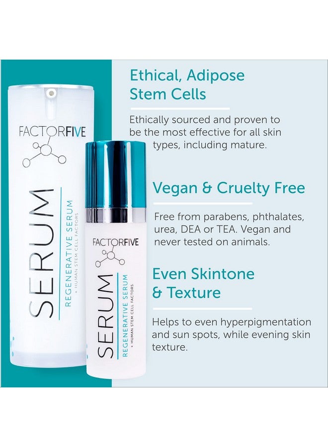 فاكتور فايڤ مصل متجدد مع عوامل نمو الخلايا الجذعية Hgf لشد البشرة وتنعيم التجاعيد وتقليل المسام وتجديد الشباب، حجم السفر 0.34 أونصة سائلة/10 مل - Image 3