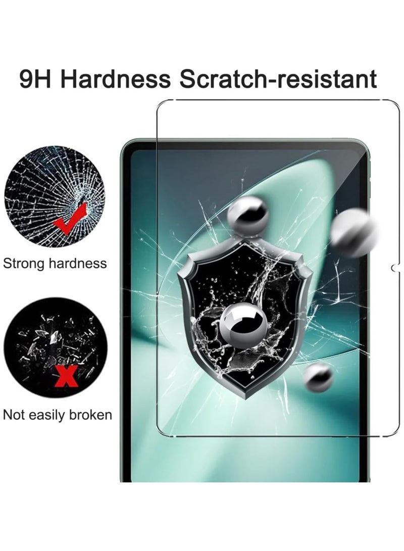 general Transparent protective case suitable for OnePlus pads, with 2 tempered glass screen protectors, ultra-transparent soft TPU protective cover, lightweight flexible silicone shockproof sturdy back cover - Image 4