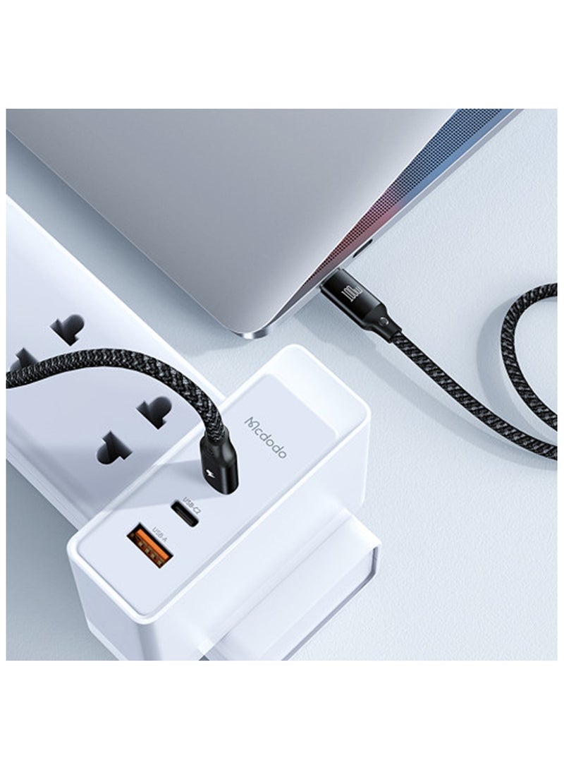 MCDODO CA 494 3 IN1 100W USB-C TO TYPE-C LIGHTNING  WIRELESS CHARGER FOR APPLE WATCH CABLE 1.2M - Image 3