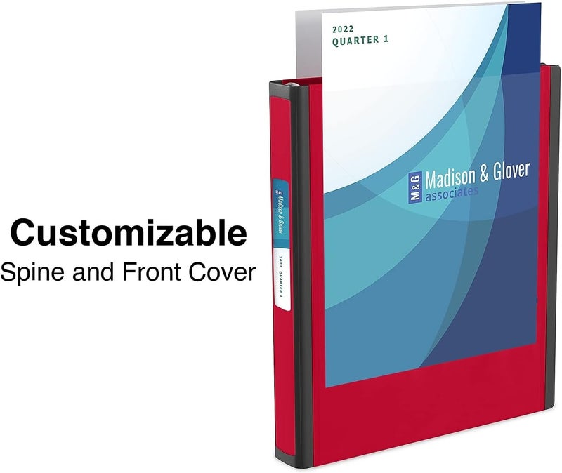 Staples 1 12inch 3Ring Better Binder Red 3Pack ST55860CCVS - Image 3