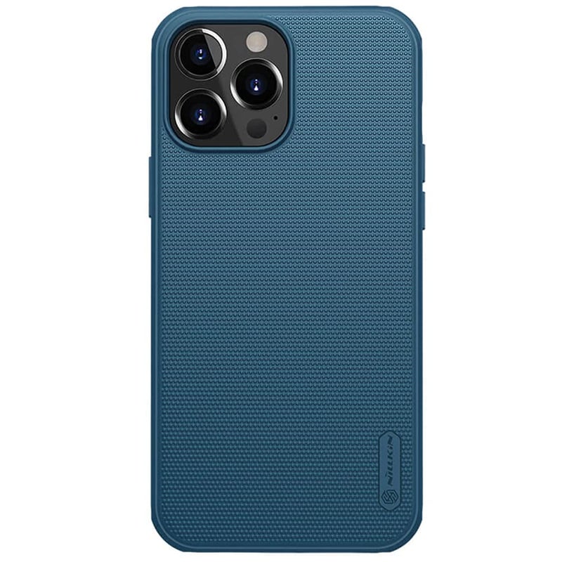 Nillkin Super Frosted Shield Pro Hard Back Cover for Apple iPhone13 Pro Max 67 inch Blue