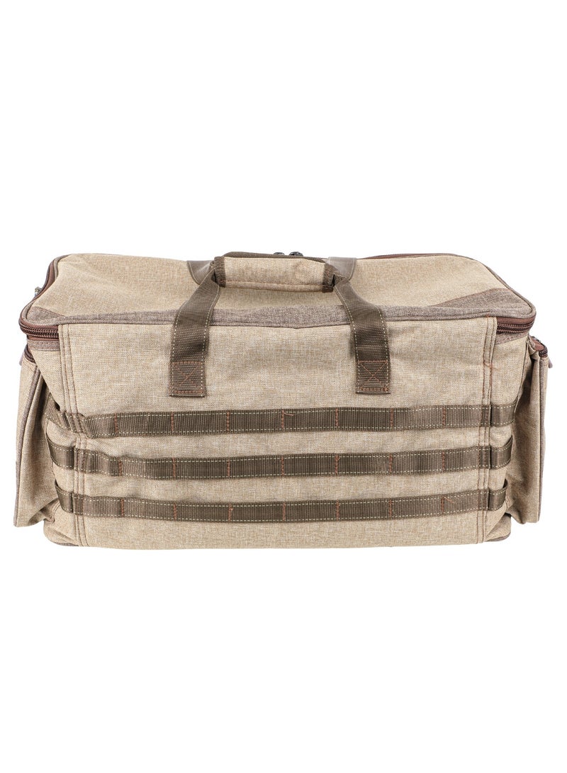 ALGHAFA AlGhafa, travel bag, Ezbet Almzr for trips, kashtat bag, camping bag, wilderness bag, wooden color, size 28*26*56cm  - Image 3