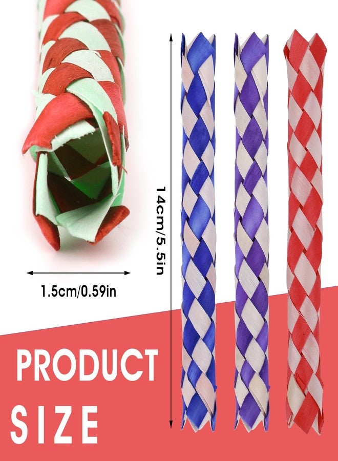 براساكو مجموعة براساكو المكونة من 72 قطعة من مصائد الأصابع الصينية، مصائد أصابع بلاستيكية ملونة، ألعاب مضغ للطيور، مناسبة للأطفال والكبار، دعائم حفلات كلاسيكية عالمية، هدية لحفلات أعياد ميلاد الأطفال، حشوات لأكياس الهدايا (لون عشوائي) - Image 2