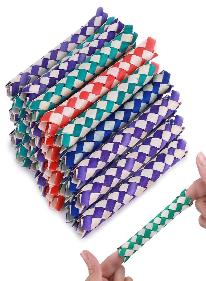 براساكو مجموعة براساكو المكونة من 72 قطعة من مصائد الأصابع الصينية، مصائد أصابع بلاستيكية ملونة، ألعاب مضغ للطيور، مناسبة للأطفال والكبار، دعائم حفلات كلاسيكية عالمية، هدية لحفلات أعياد ميلاد الأطفال، حشوات لأكياس الهدايا (لون عشوائي) - Image 1