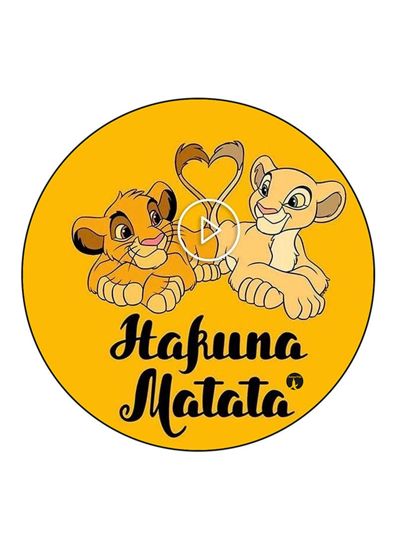 Disney Printed Mouse Pad Round  Multicolour