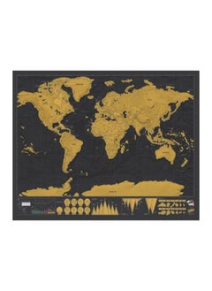 NIBEMINENT Travel Edition Scratch Off World Map  - Image 1