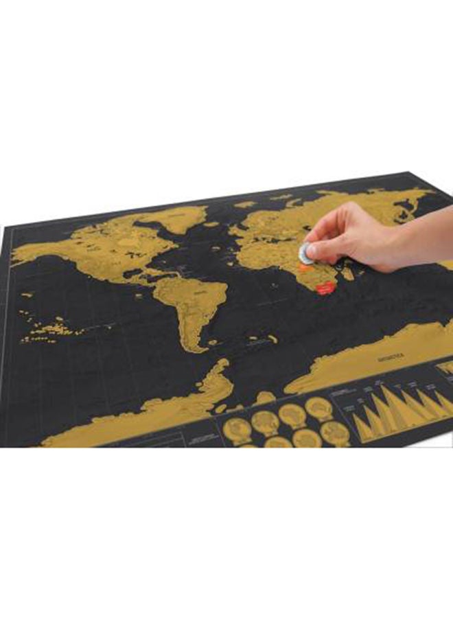 NIBEMINENT Travel Edition Scratch Off World Map - Image 3