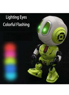 Generic Talking Robot for Kids, Education Robot Toy Mini Robot with LED Eyes New Smart Toys for 3-9 Year Old Boys Girls Best Birthday Gifts(Green)  - Image 5