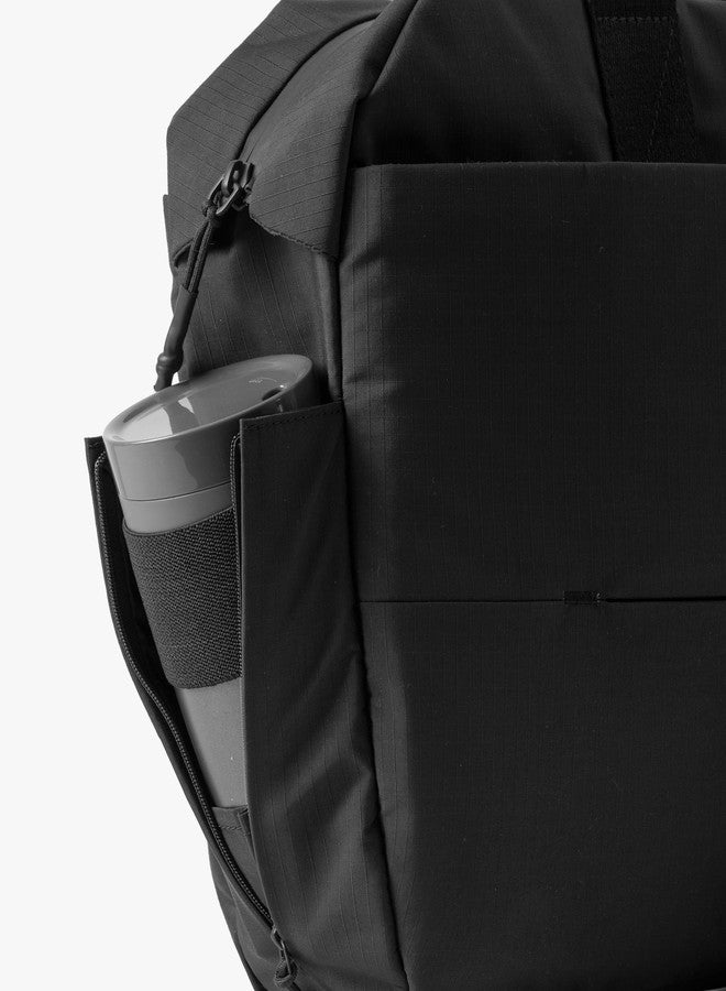 DailyObjects Pivot Ambit Messenger Bag (13L) for Men and Women|Fits 13/14" Laptop/Macbook Pro/Air|Lightweight|Water Resistant|Stylish Crossbody|Office/Daily Use|Multi Pocket|Adjustable Strap (Black) - Image 5