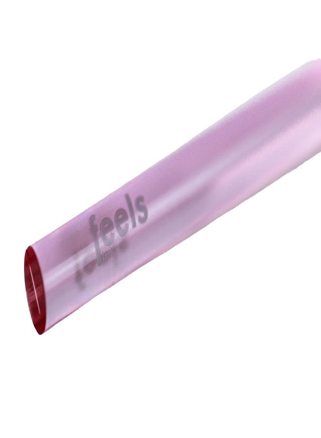 Feels Lash Cleaning Brush Eyelash Extensions Shampoo Brush Soft Curved Fluffy Cleansing (1 pack, Pink) - Image 3