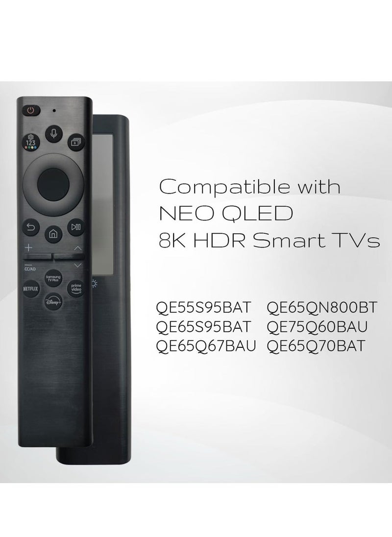 BURAQ - Original OEM BN59-01385A Solar Voice Remote Control (2021) for Samsung Smart TVs – Compatible with Neo QLED, The Frame, and Crystal UHD Series - Image 1