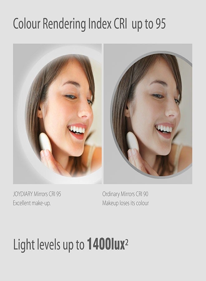 JOYDIARY LED Makeup Mirror Type C Cable(White) - Image 5