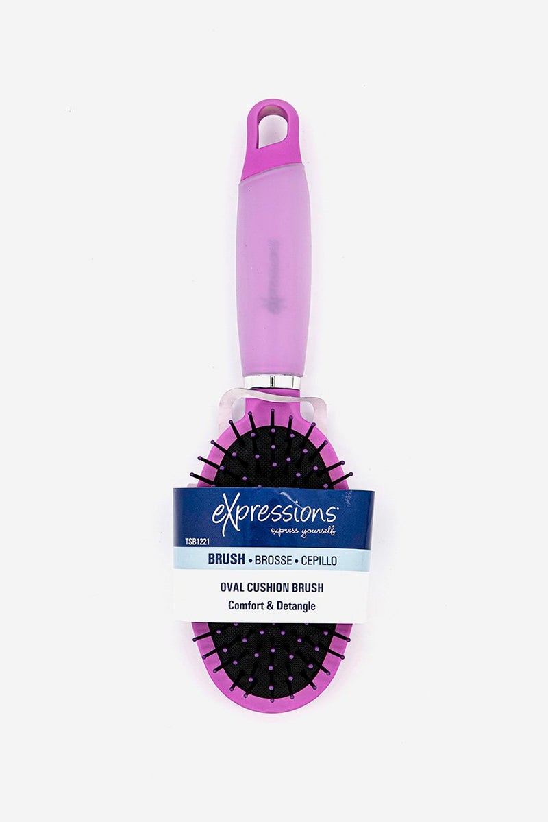 Expressions Oval Cushion Brush, Assorted Colors - Image 2