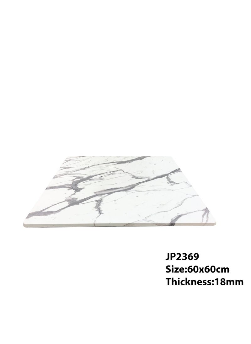 JILPHAR FURNITURE طاولة مربعة مقاس 60×60 سم من جيلفار للأثاث 2369  - Image 2