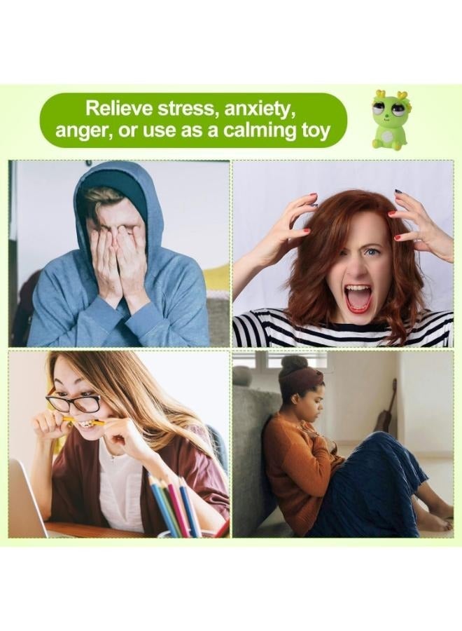 8 سنتيمتر ضغط التنين البوب ​​خارج عيون اللعب العين ظهرت التنين الإجهاد الإغاثة لعبة الضغط - Image 3