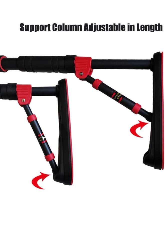 VUCATIN Pull Up Bar Two-way Support Strength Training Chin up Bar for Doorway without Screws Portable Pullup Bar for Home Gym Exercise Fitness with Level Meter Adjustable Width Max Load 300kg - Image 4