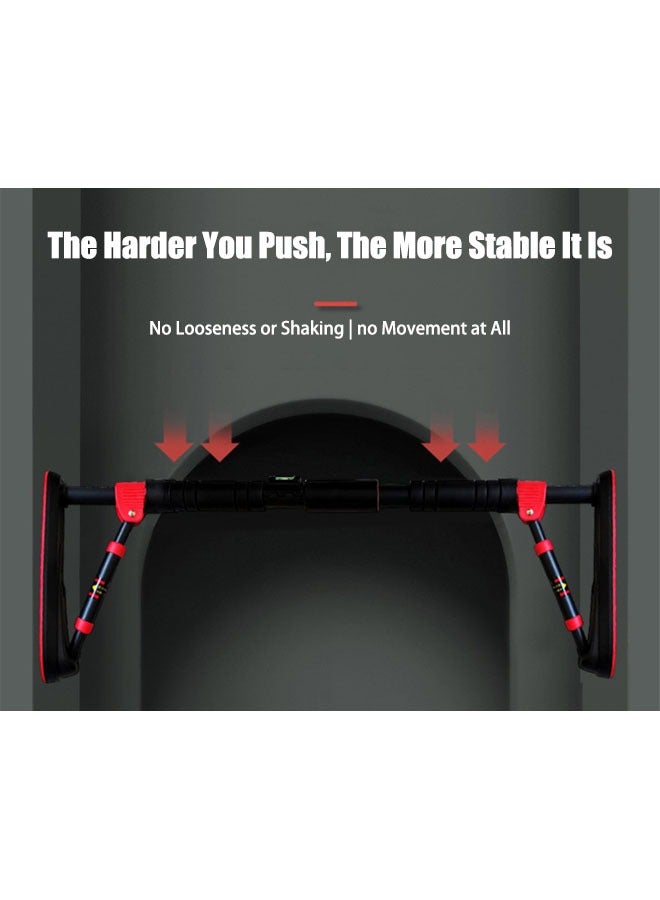 VUCATIN Pull Up Bar Two-way Support Strength Training Chin up Bar for Doorway without Screws Portable Pullup Bar for Home Gym Exercise Fitness with Level Meter Adjustable Width Max Load 300kg - Image 5