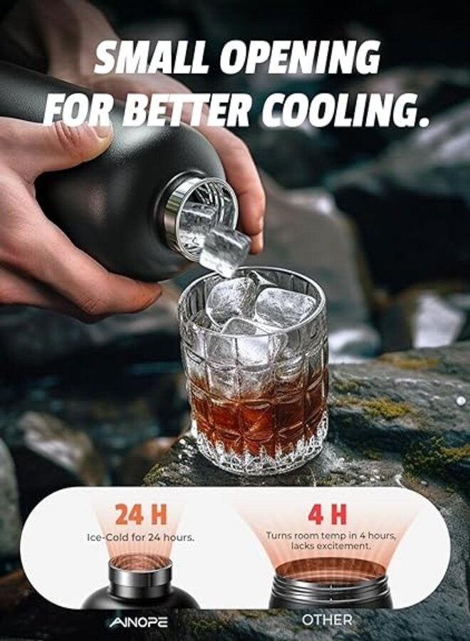 MagSafe Water Bottle 24oz Magnetic Stainless Steel Gym Bottles for Men, Car Cup Holder Phone Holder, Insulated Thermos Coldest Water Bottle for iPhone 15 Pro Max Sports Bottle Accessories  - Image 3