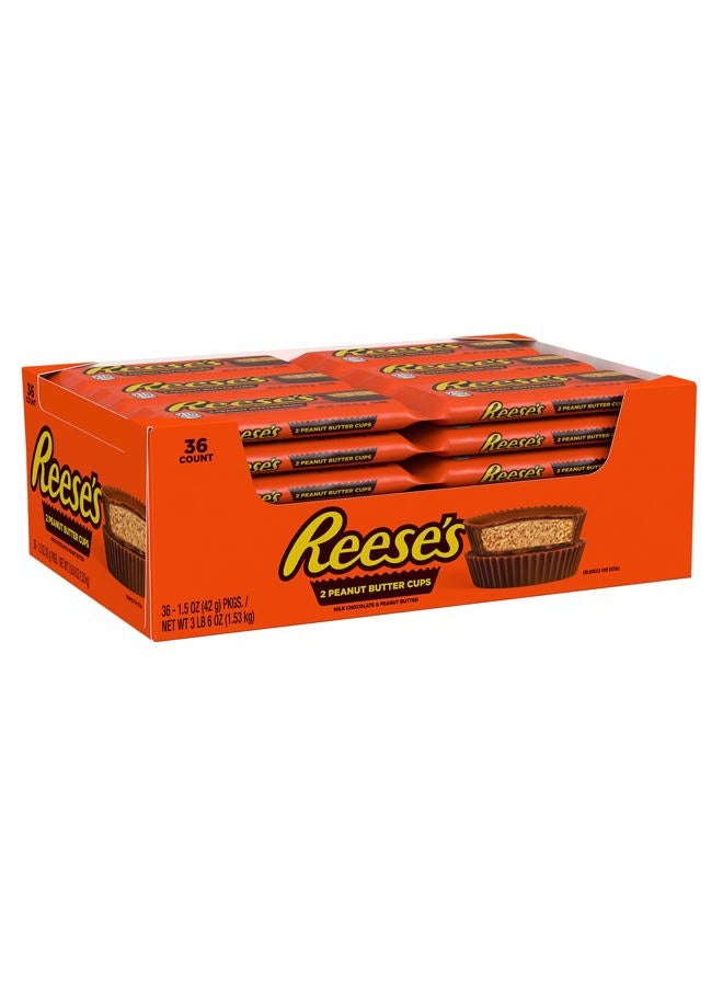 Reese's Peanut Butter Cups Candy, Chocolate 1.5 oz Packages (Pack of 36) - Image 3
