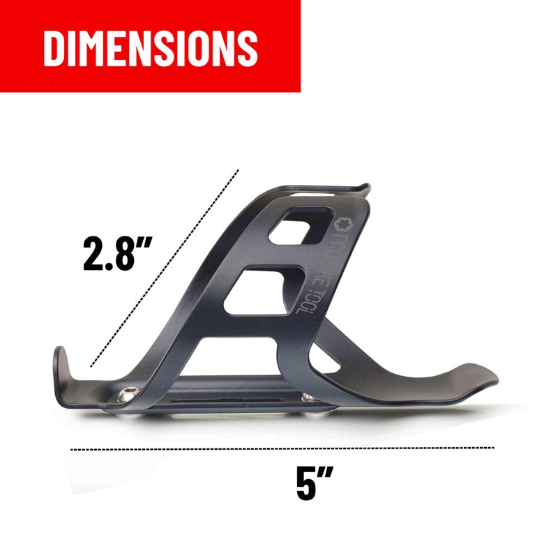 Pro Bike Tool حامل زجاجة الماء للدراجات من برو بايك تول - خفيف الوزن وقوي مع نظام تثبيت آمن، للدراجات الجبلية والطرقات (MTB) عالمي - Image 3