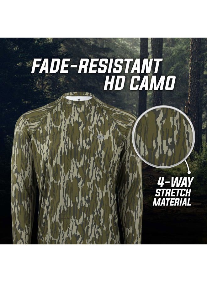 Mossy Oak Standard Camo Hunting Shirts for Men Long Sleeve, Obsession, X-Large - Image 5