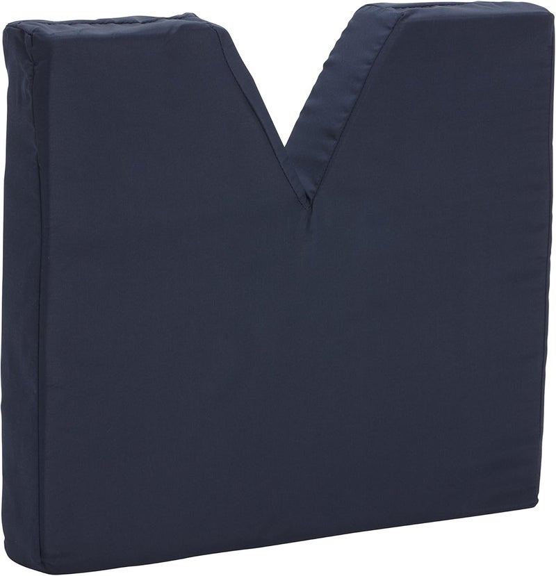 DMI Comfort Contoured Foam Coccyx Seat Cushion for Sciatica Back Pain with Supportive Hard Board Removable Insert for Chair or Wheelchair  Navy - Image 2