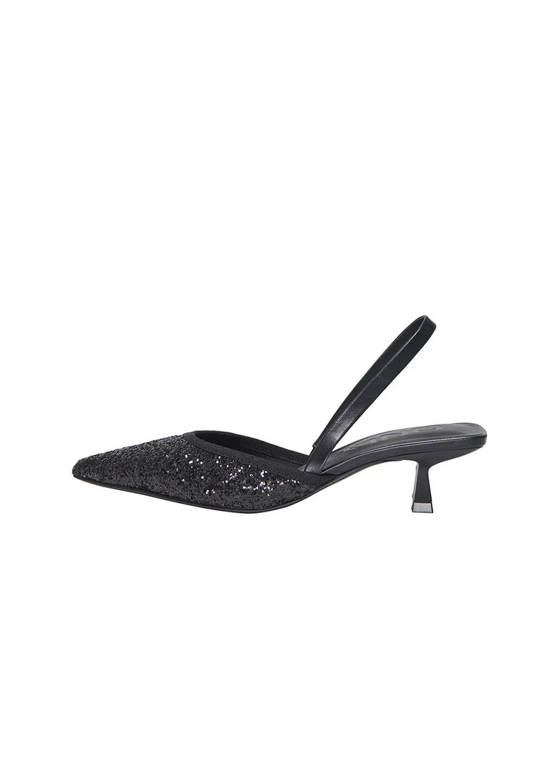 فيرو مودا Women's ONLCOCO-11 Glitter Slingback Heel