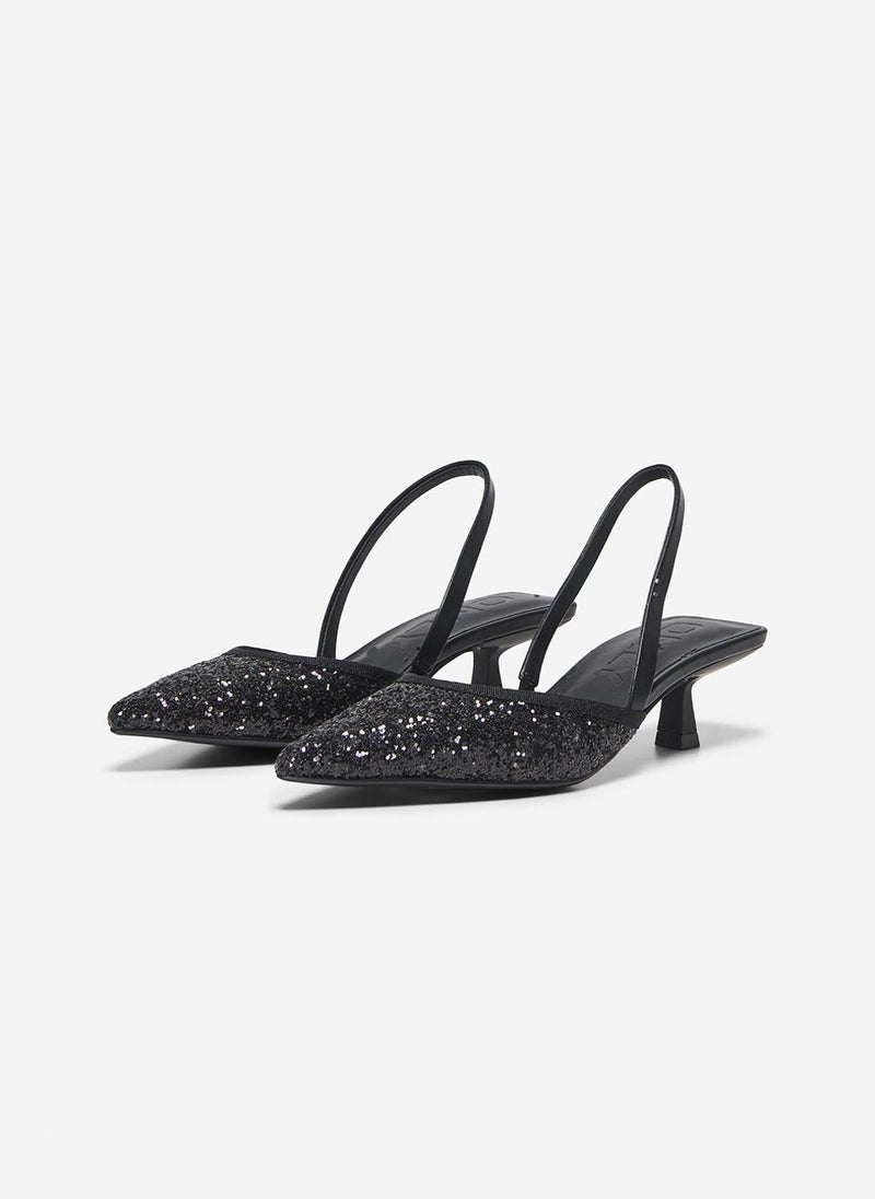 ONLY Women's ONLCOCO-11 Glitter Slingback Heel - Image 1