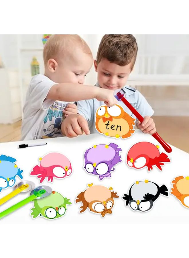 26pcs Reusable Bird Flash Cards Set with 20 Cards 4 Markers Pens for Classroom Learning - Image 3