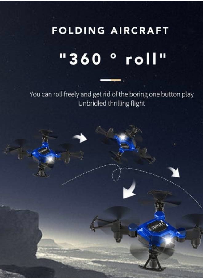 INUO - Four-axis Mini RC Drone with 2 Batteries Remote Control Aircraft Toy - Image 1