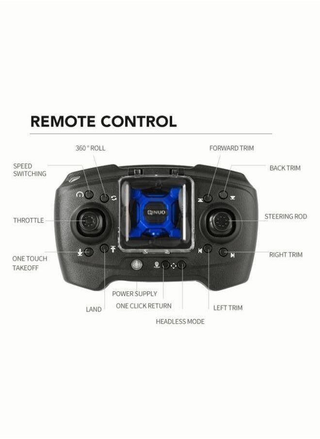 INUO - Four-axis Mini RC Drone with 2 Batteries Remote Control Aircraft Toy - Image 1