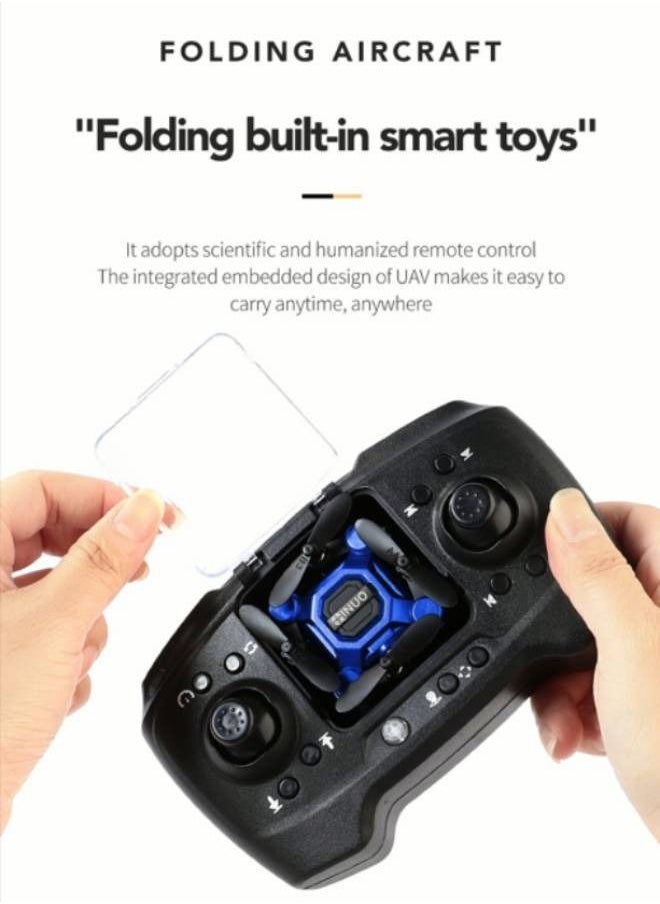 INUO - Four-axis Mini RC Drone with 2 Batteries Remote Control Aircraft Toy - Image 1