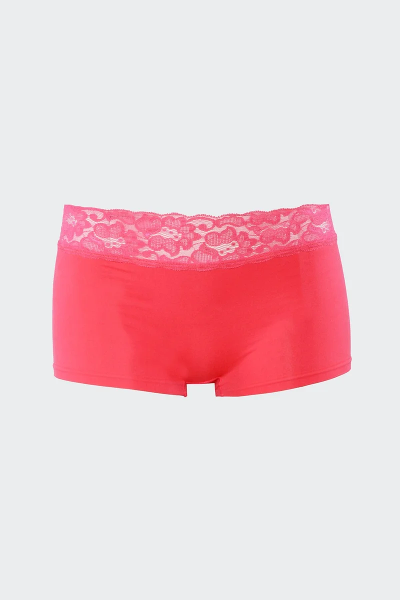 NBB Pomegranate Flower Seamless Netted Lace Shorts Panties