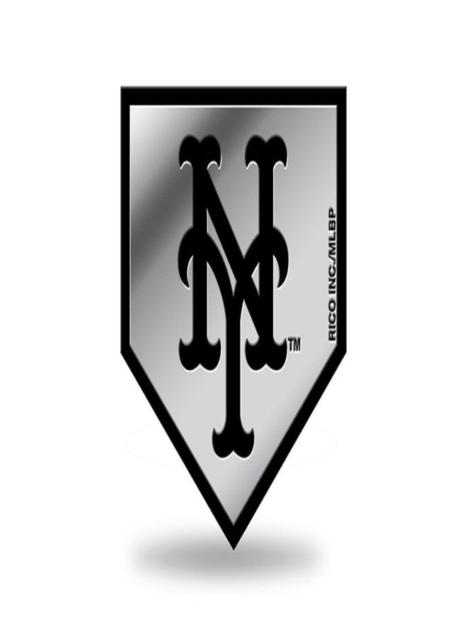 Rico MLB New York Mets Molded Emblem, White - Image 1