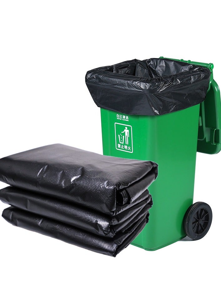 Pack of 50. Large Black Trash Bag (80 x 100cm), 50 Gallon  - Image 1