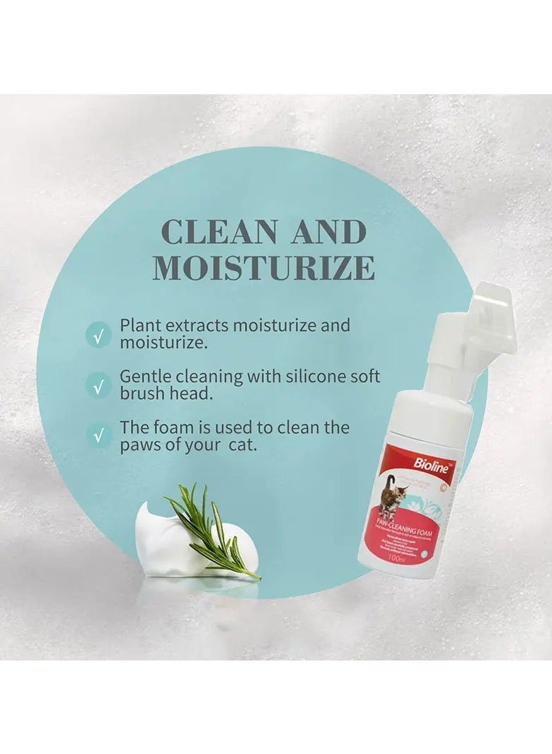 بايولاين رغوة تنظيف مخالب بيولاين (للقطط) [الحجم - 100 مل] - Image 2