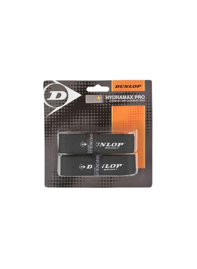 DUNLOP SAC Hydramax pro 2pc Overgrip   Color: Black