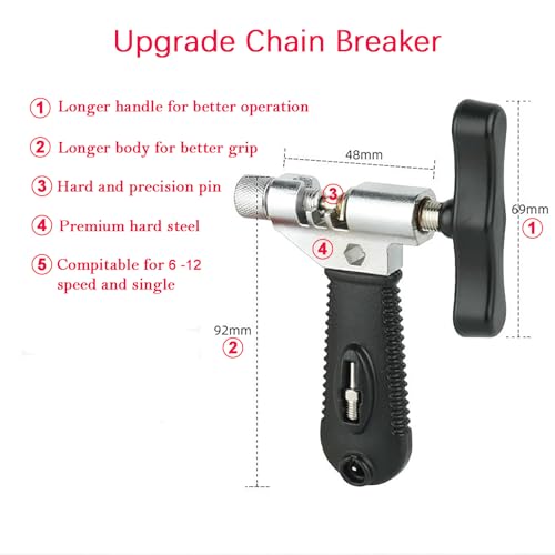 COTOUXKER Bike Chain Repair Tools Set, Bicycle Chain Tool Master Link Pliers Chain Breaker and Checker - Image 2