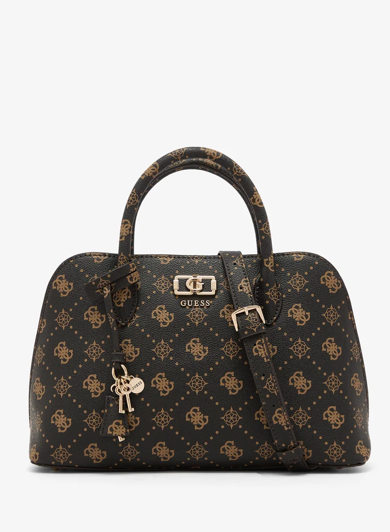 Emelie Logo Satchel Bag