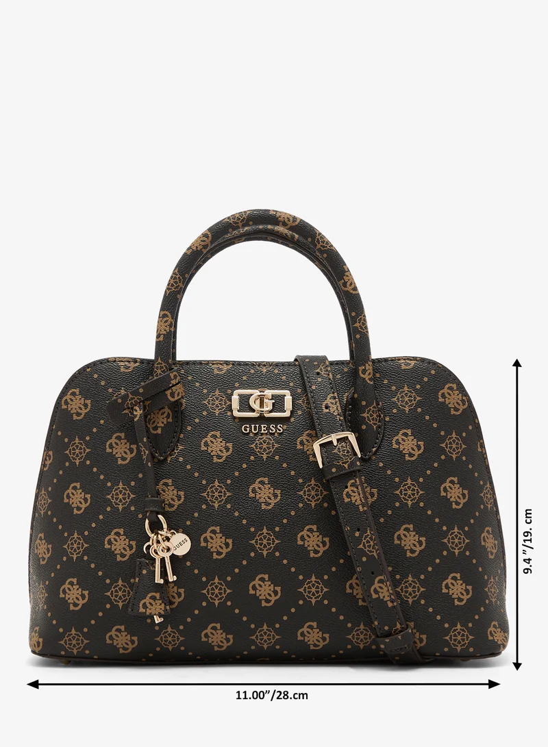 Guess  Emelie Logo Satchel Bag for Women | Best Price UAE