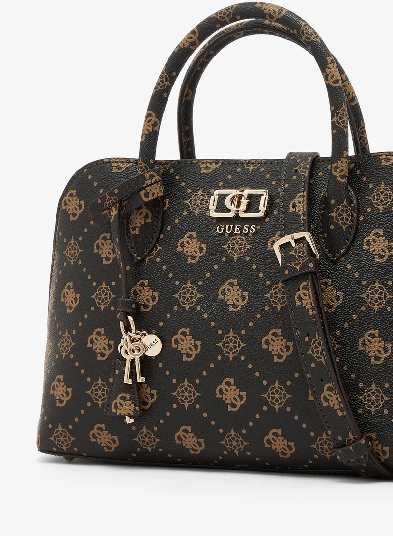 Guess  Emelie Logo Satchel Bag for Women | Best Price UAE